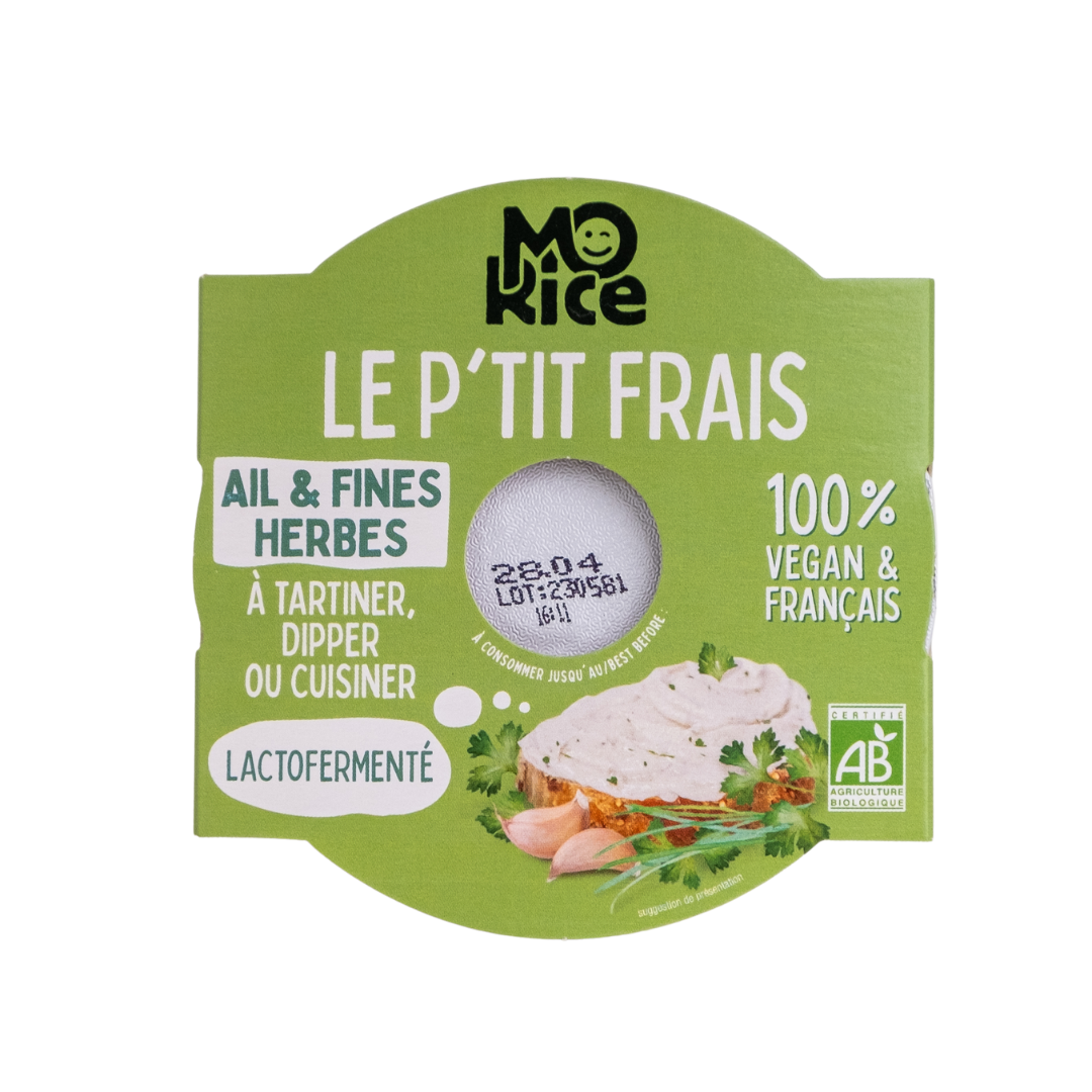 Fauxmage - le p'tit frais ail et fines herbes bio