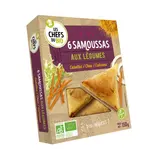Samoussas aux légumes bio x6