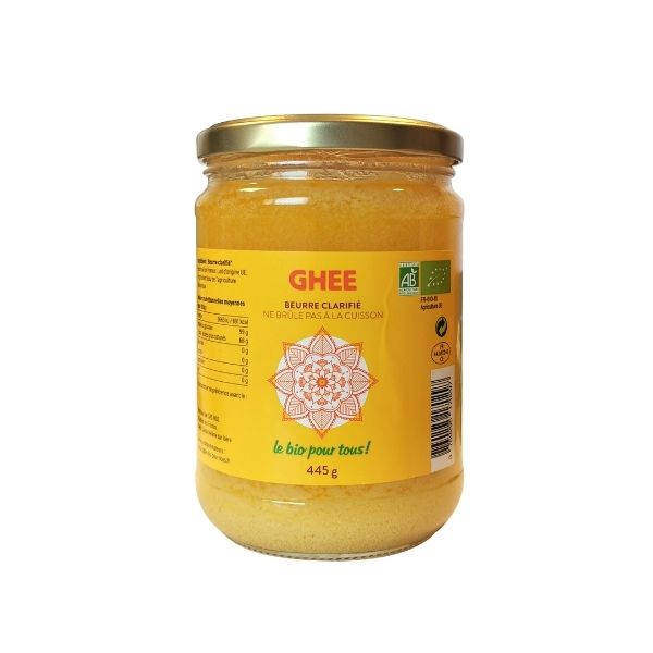 Ghee beurre clarifié bio France