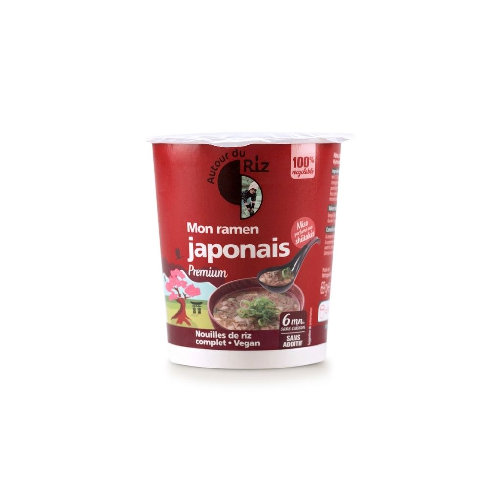 Cup ramen japonais bio