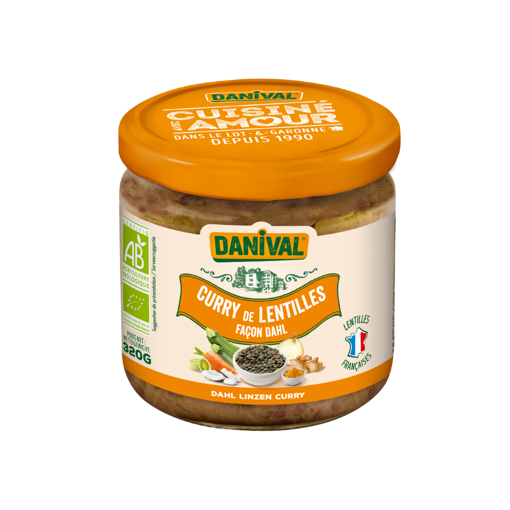 Curry de lentilles facon dahl bio