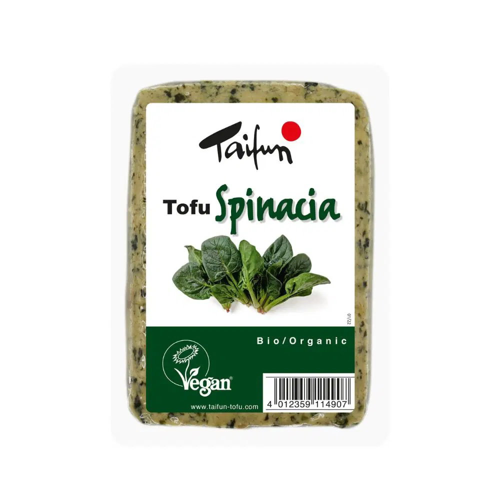 Tofu aux épinards bio