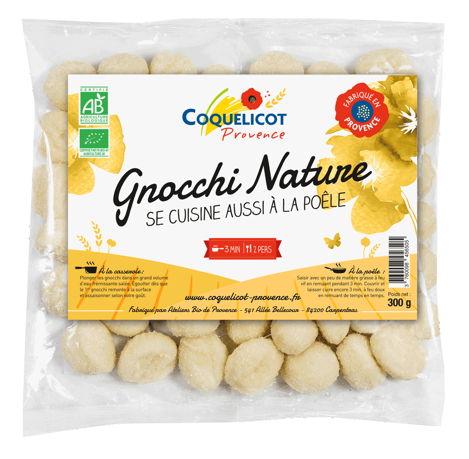 Gnocchi nature bio