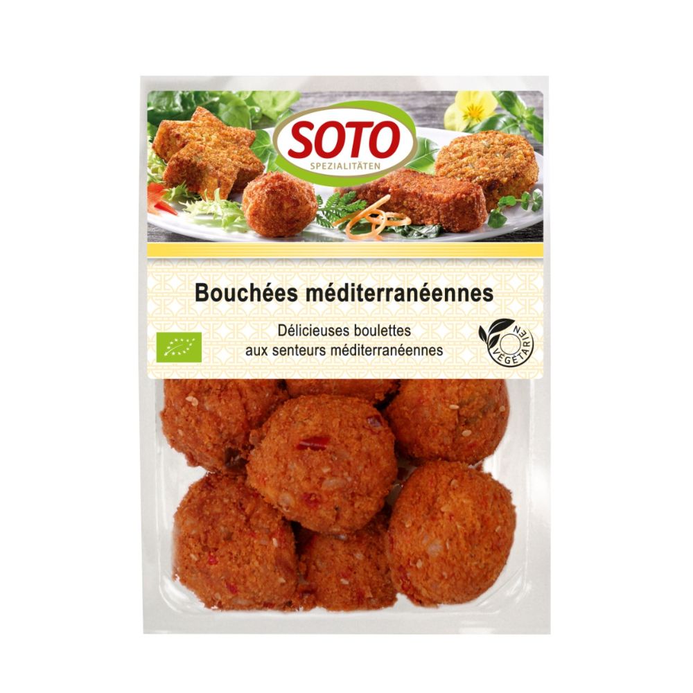 Bouchées méditerranéennes bio