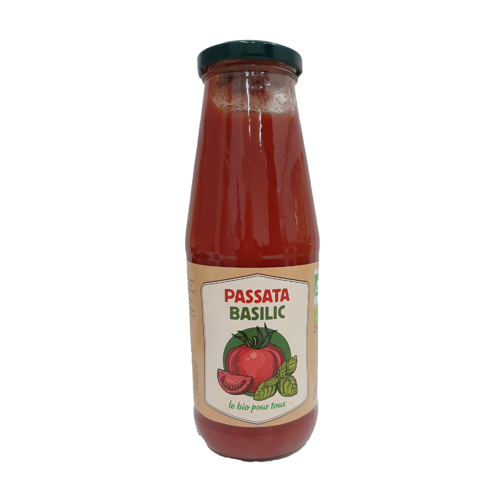 Passata basilic bio