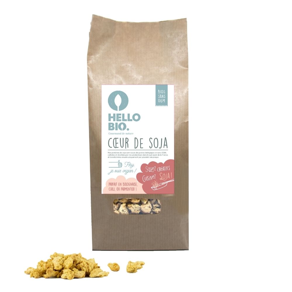 Coeurs de soja français bio