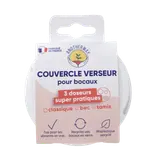 Couvercle verseur universel bocaux blanc