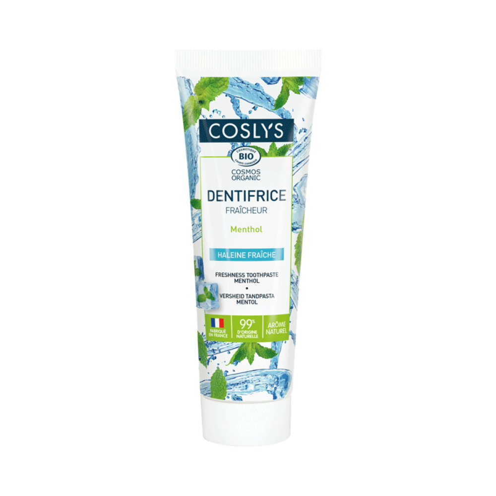 Dentifrice fraicheur au menthol - sans fluor