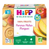 Purée pommes pêches mangues bio (dès 8 mois) - 4x100g