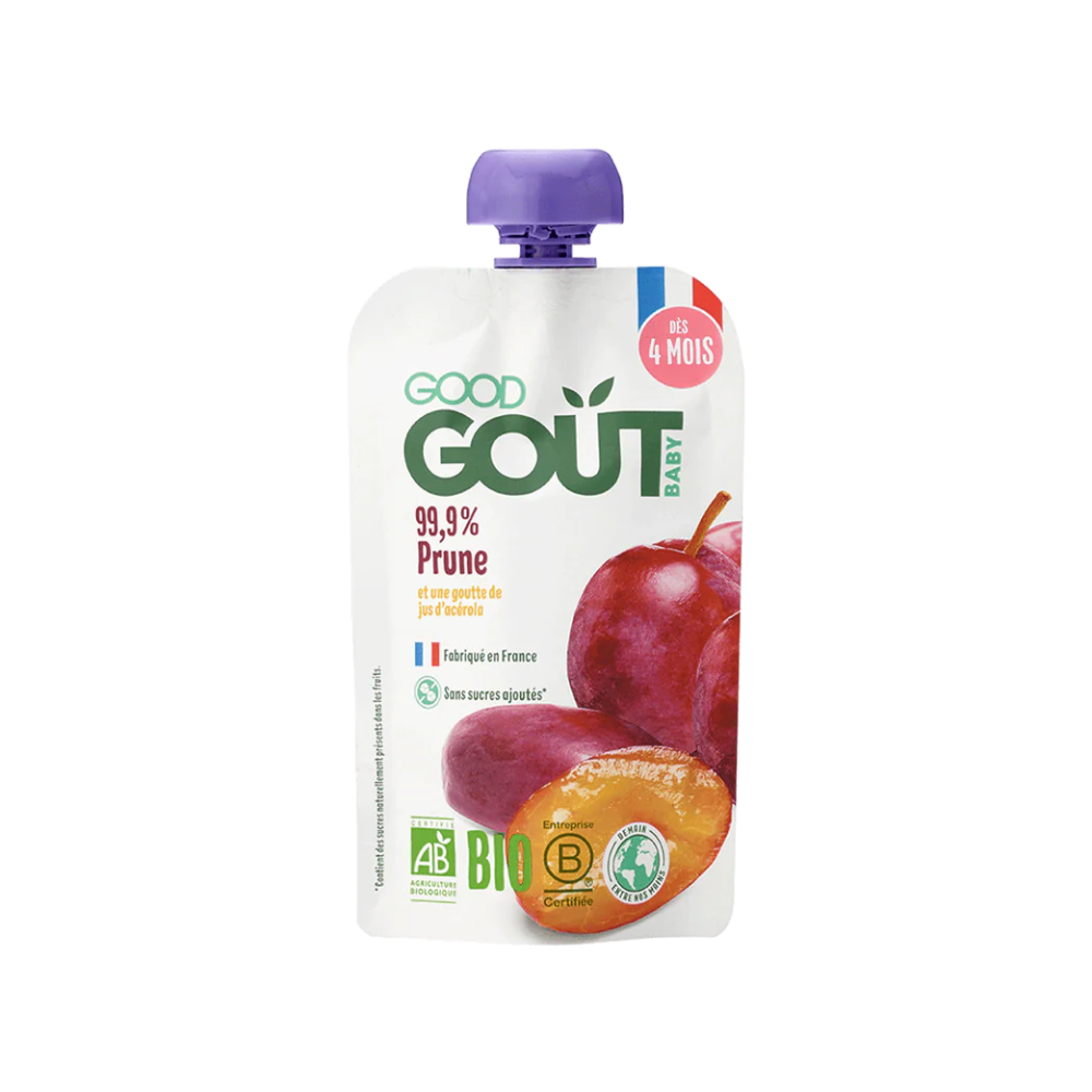 Gourde prune (dès 4mois) bio