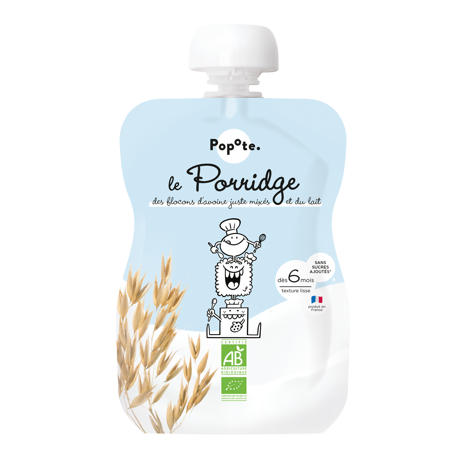 Gourde porridge bio (dès 6 mois)