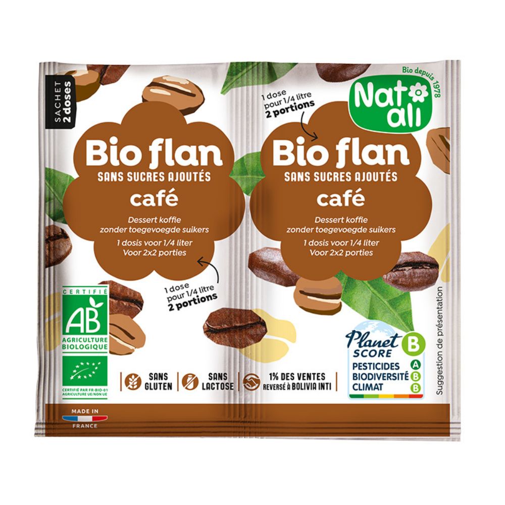 Bioflan café bio - 2x4g