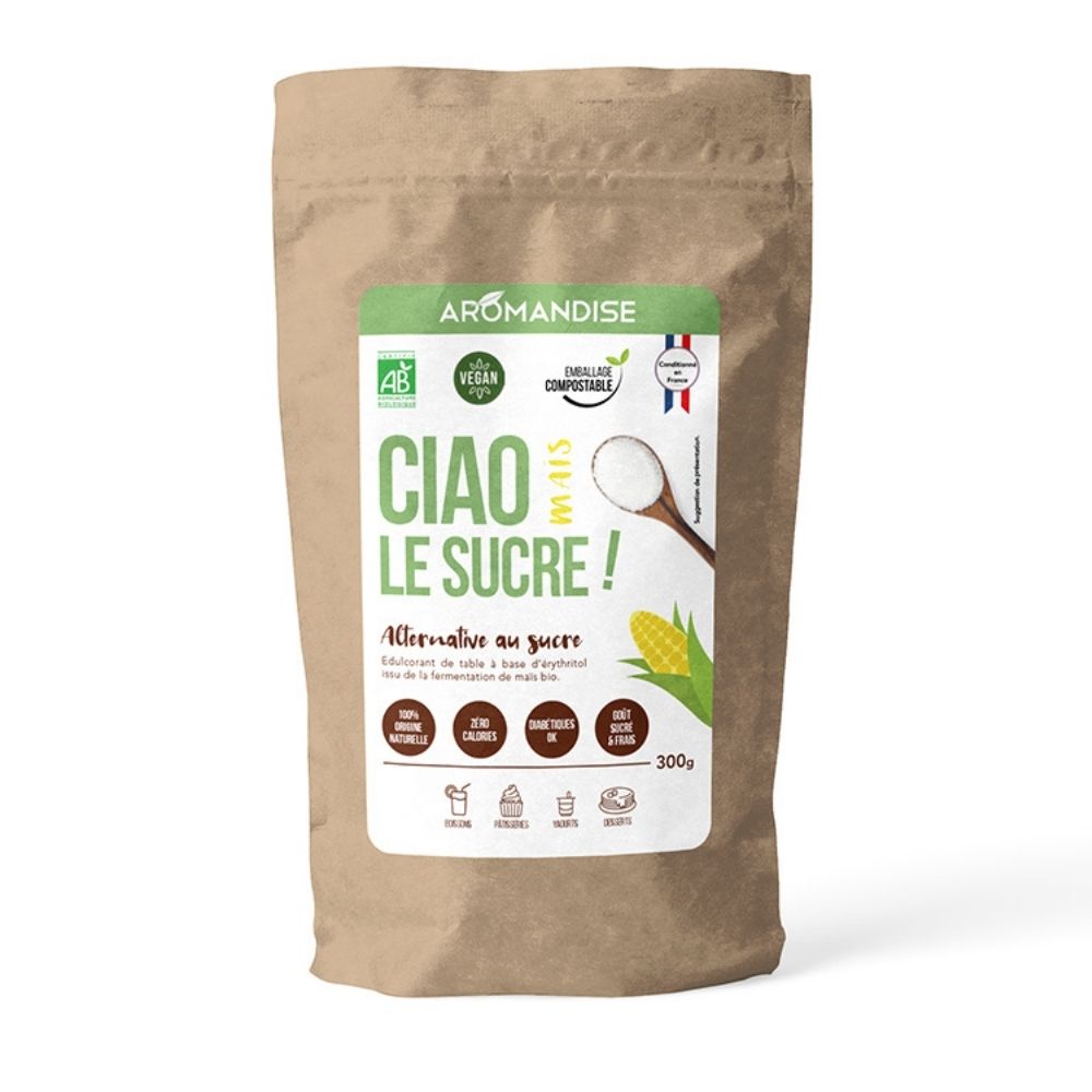 Poudre edulcorante erythritol bio