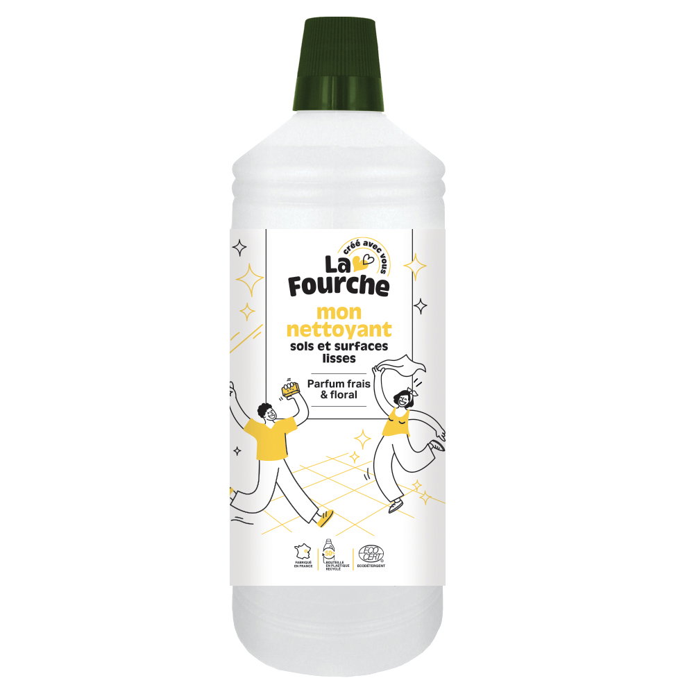 Nettoyant sols et surfaces certifié Ecodétergent