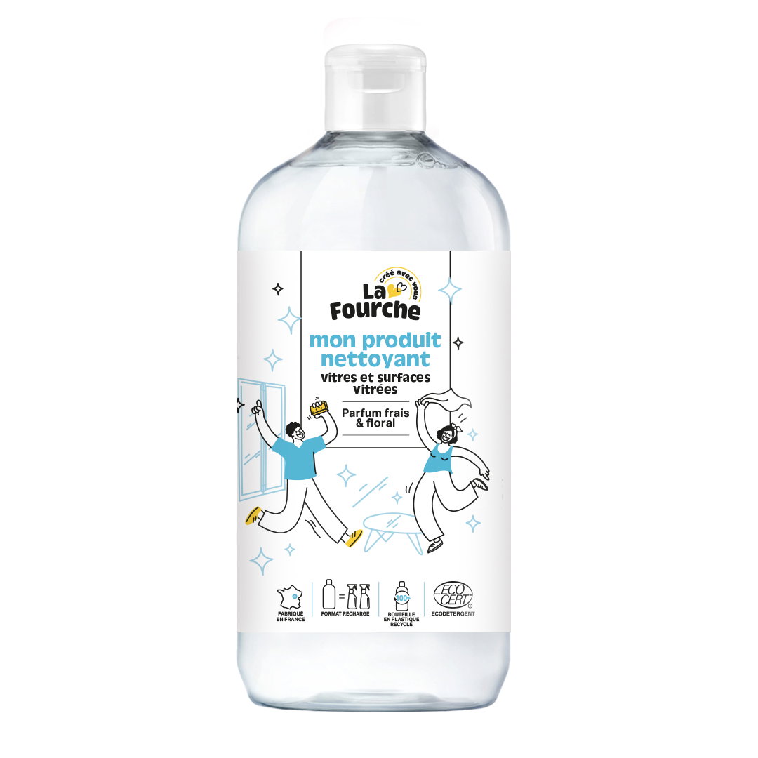 Recharge nettoyant vitre certifiée Ecodétergent