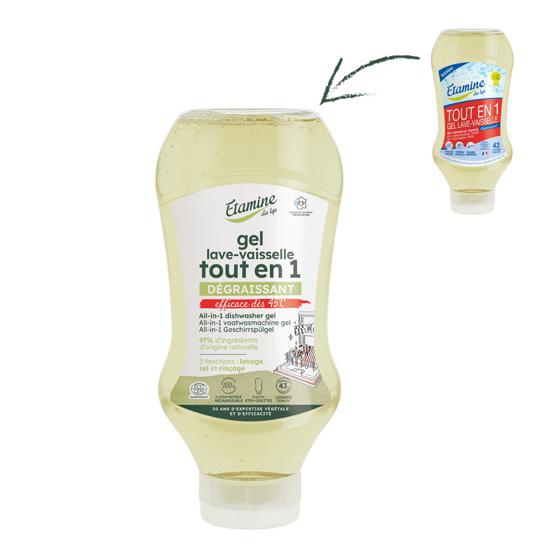 Gel lave-vaisselle tout en 1