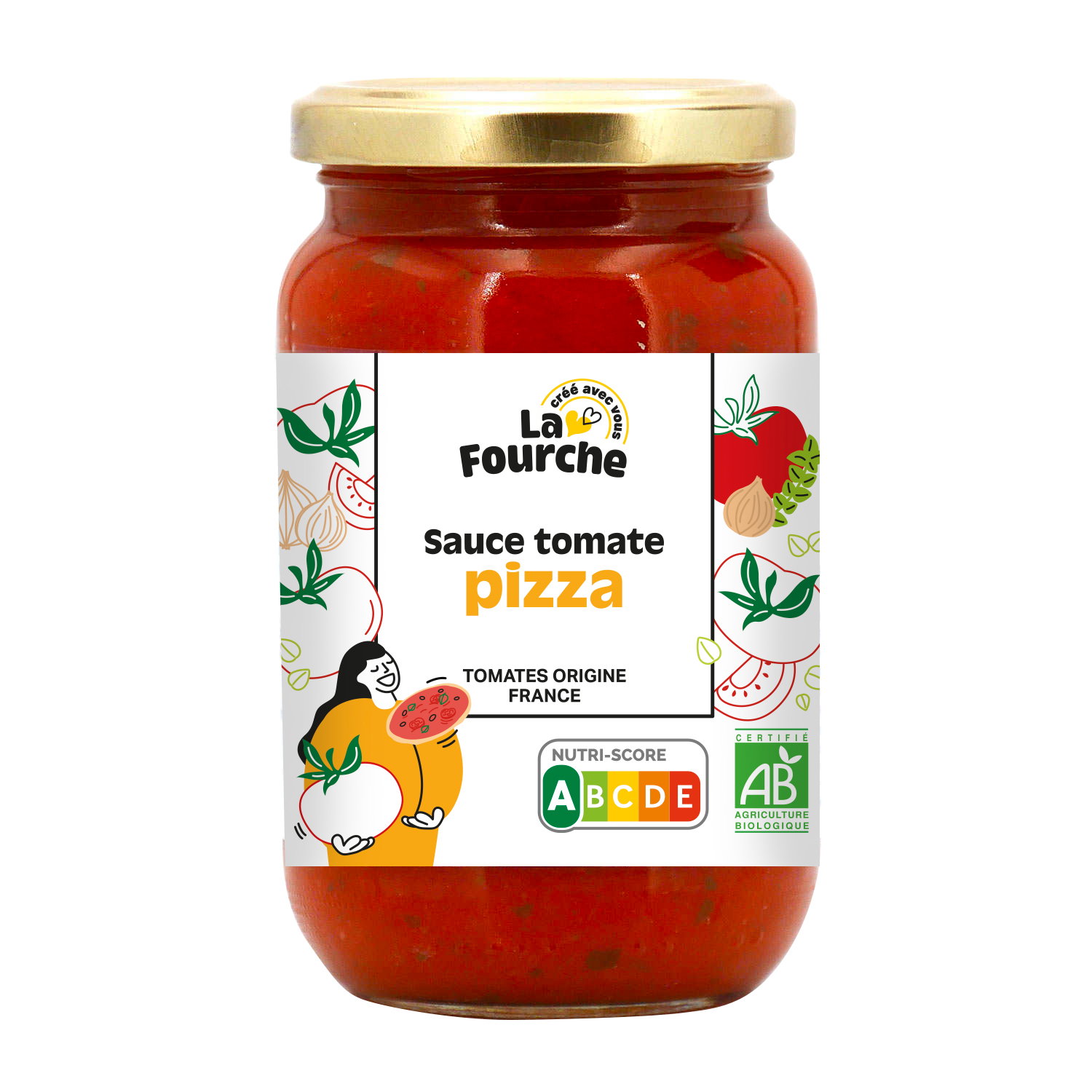 Sauce tomate pizza bio