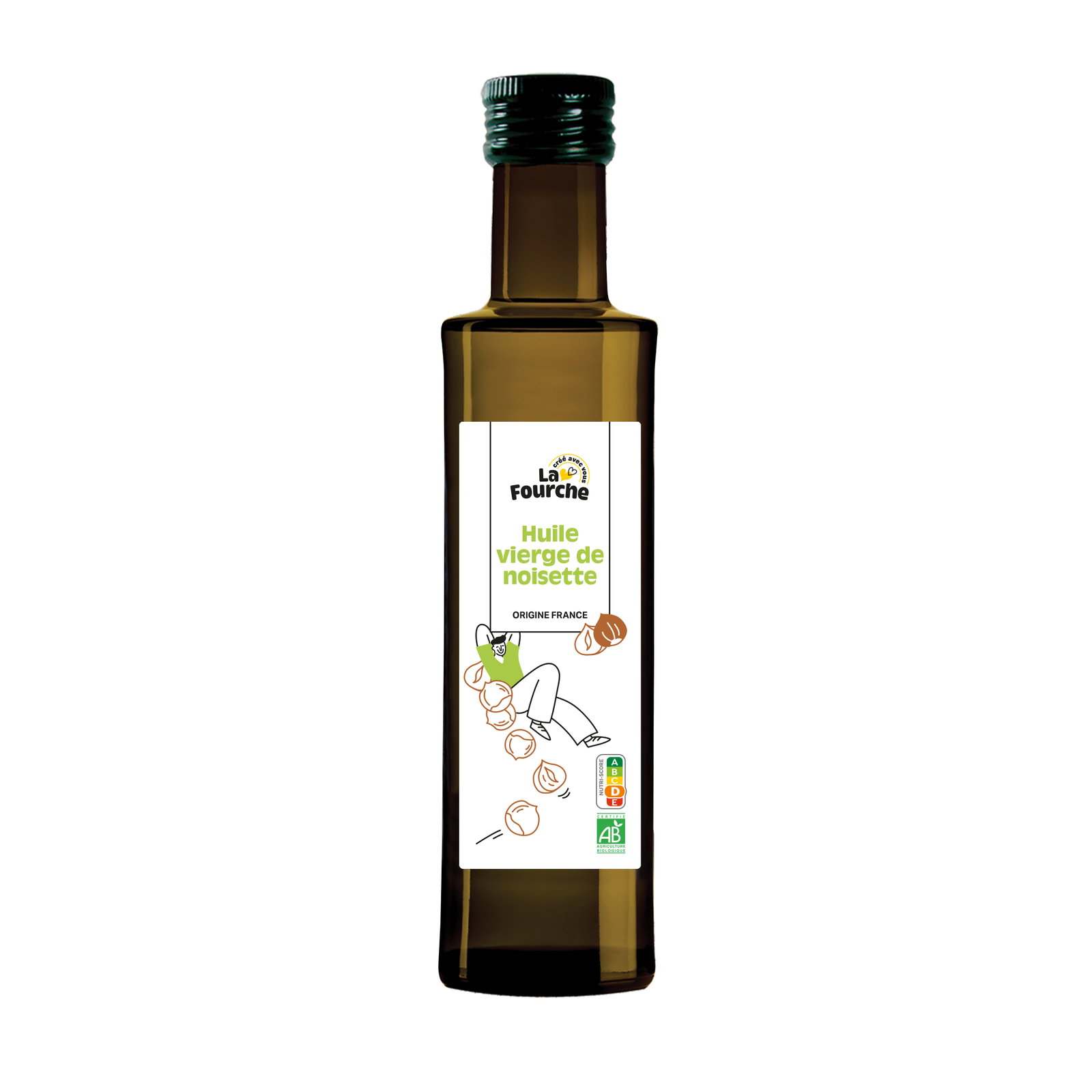 Huile vierge de noisette bio