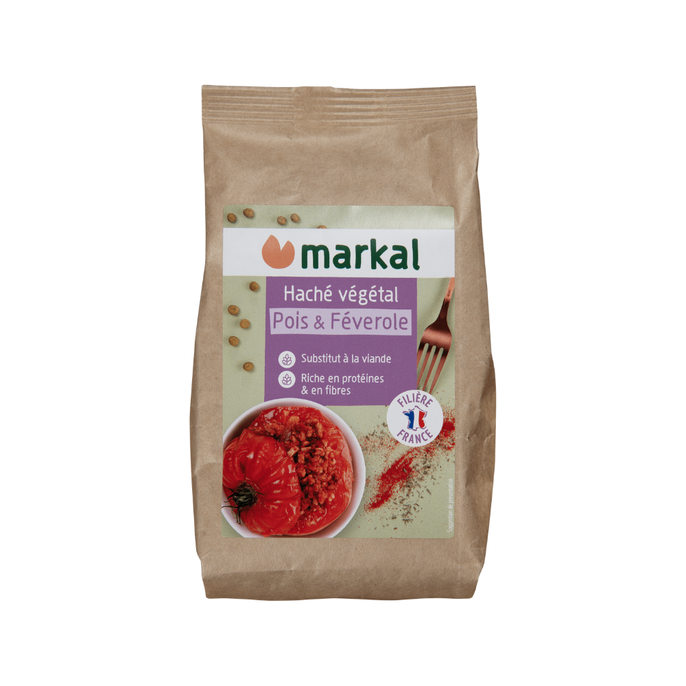 Haché végétal pois & féverole bio