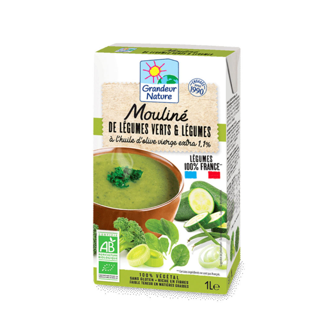 Mouliné du potager légumes verts français bio