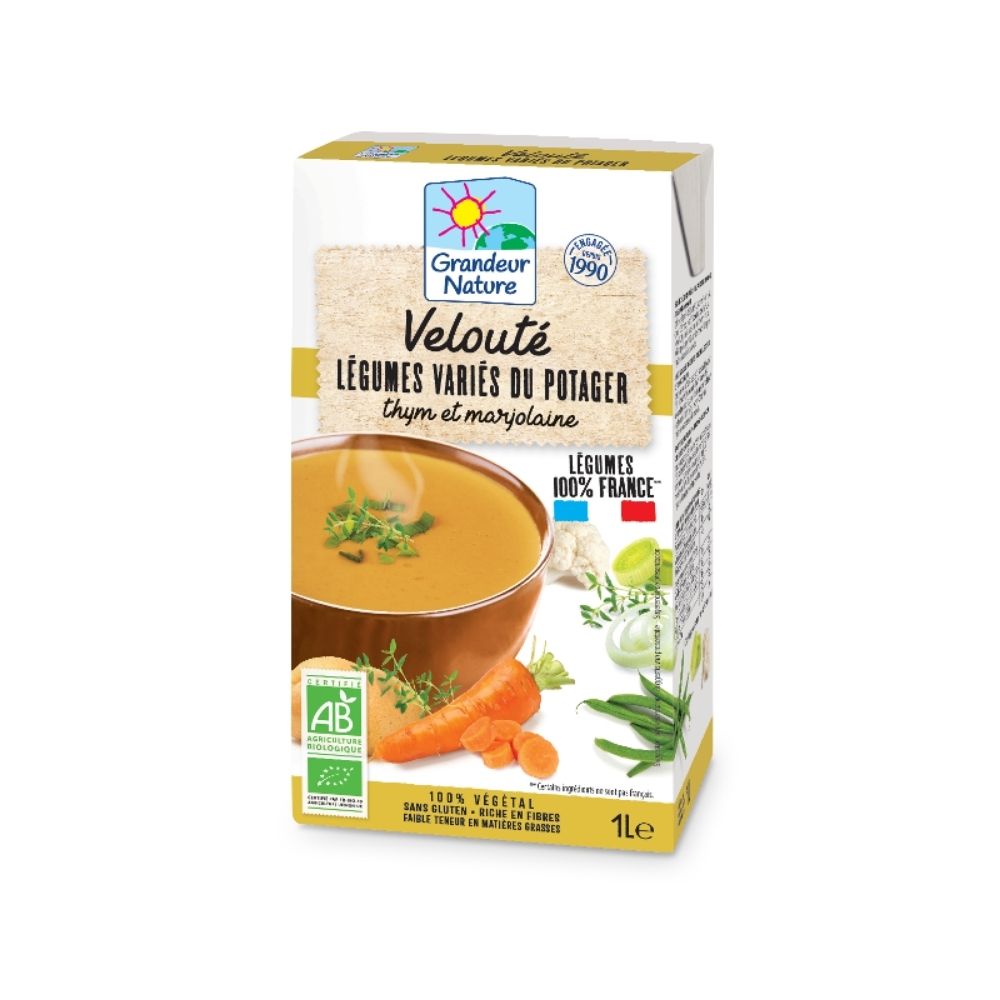 Velouté de légumes variés français bio
