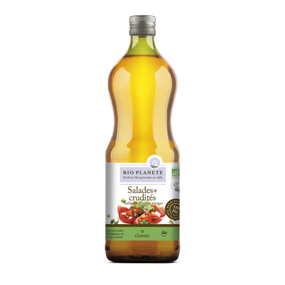 Huile pour salades et crudités bio - 1L