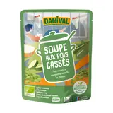 Soupe aux pois cassés récoltés en France bio