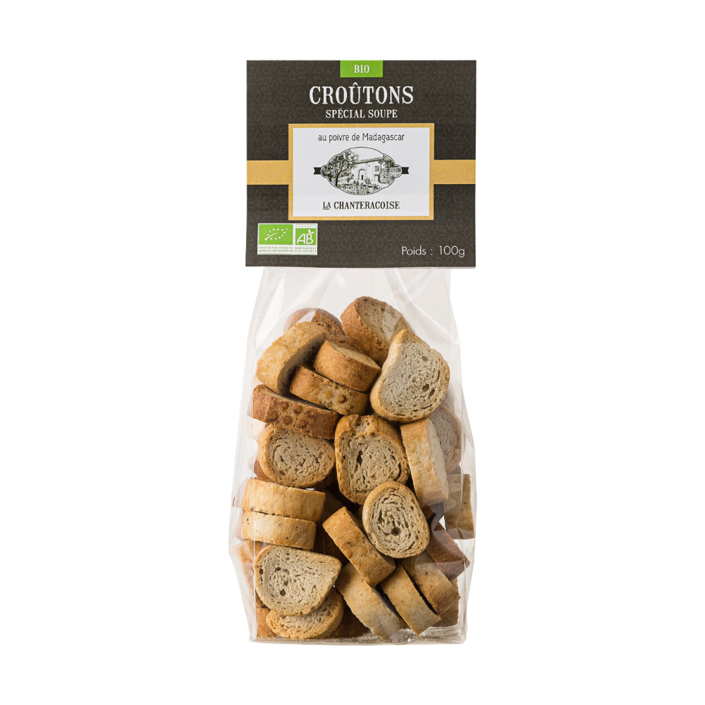 Croûtons oignon bio