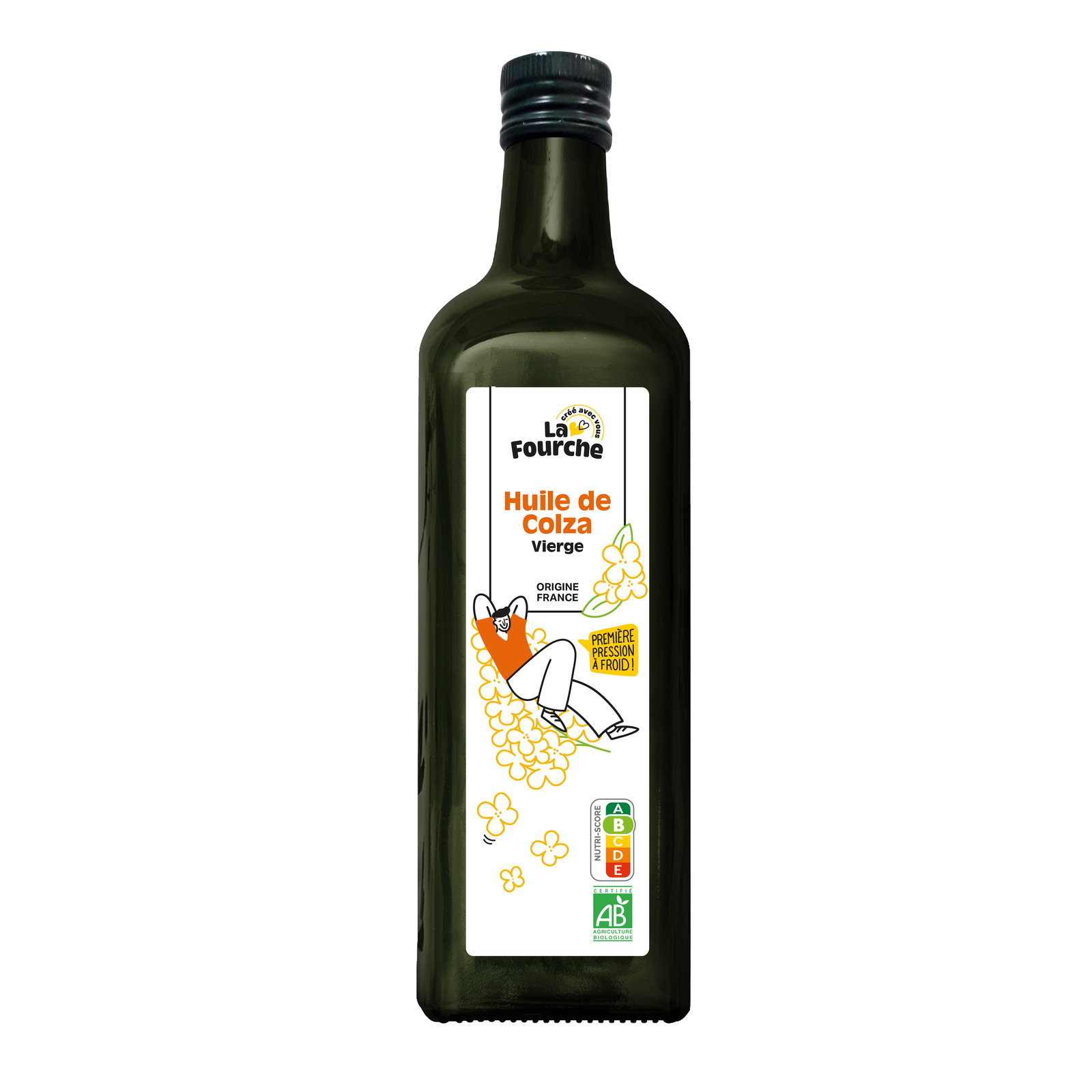 Huile de colza vierge bio - 1L