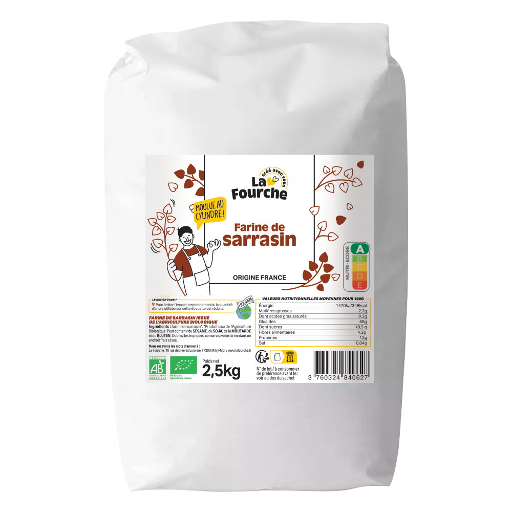 Farine de sarrasin bio - 2.5kg