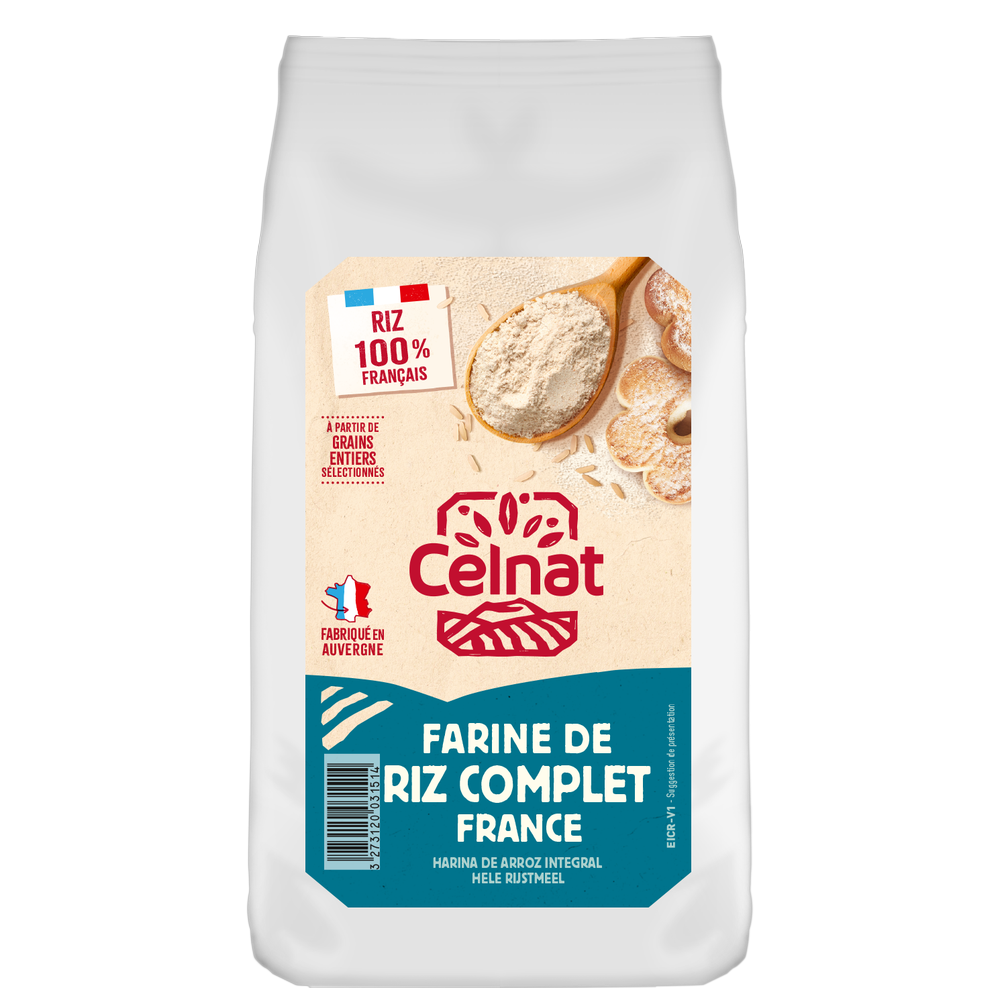 Farine complète de riz de Camargue bio