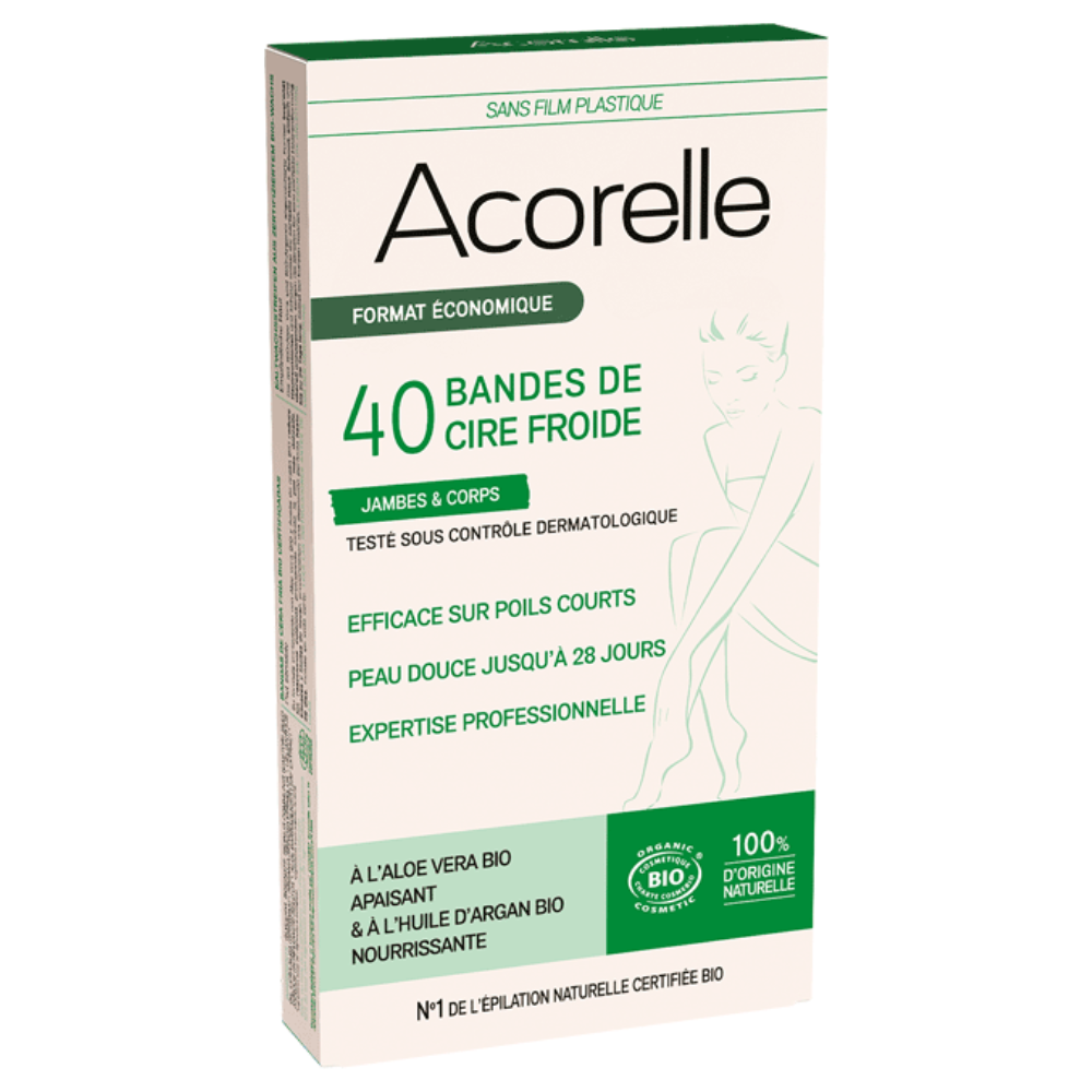Bandes de cire froides corps x 40