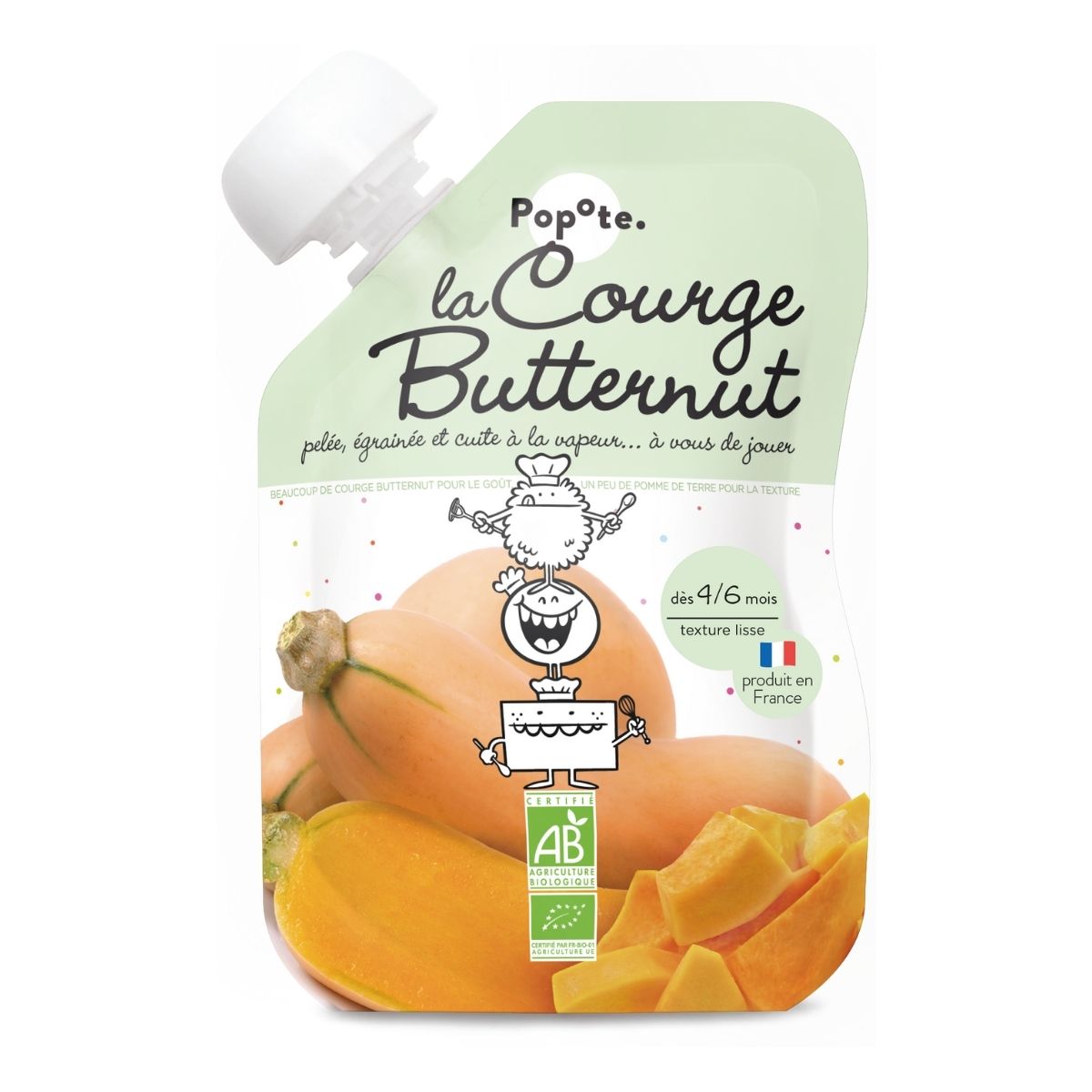 La courge butternut Bio - Dès 4/6 mois