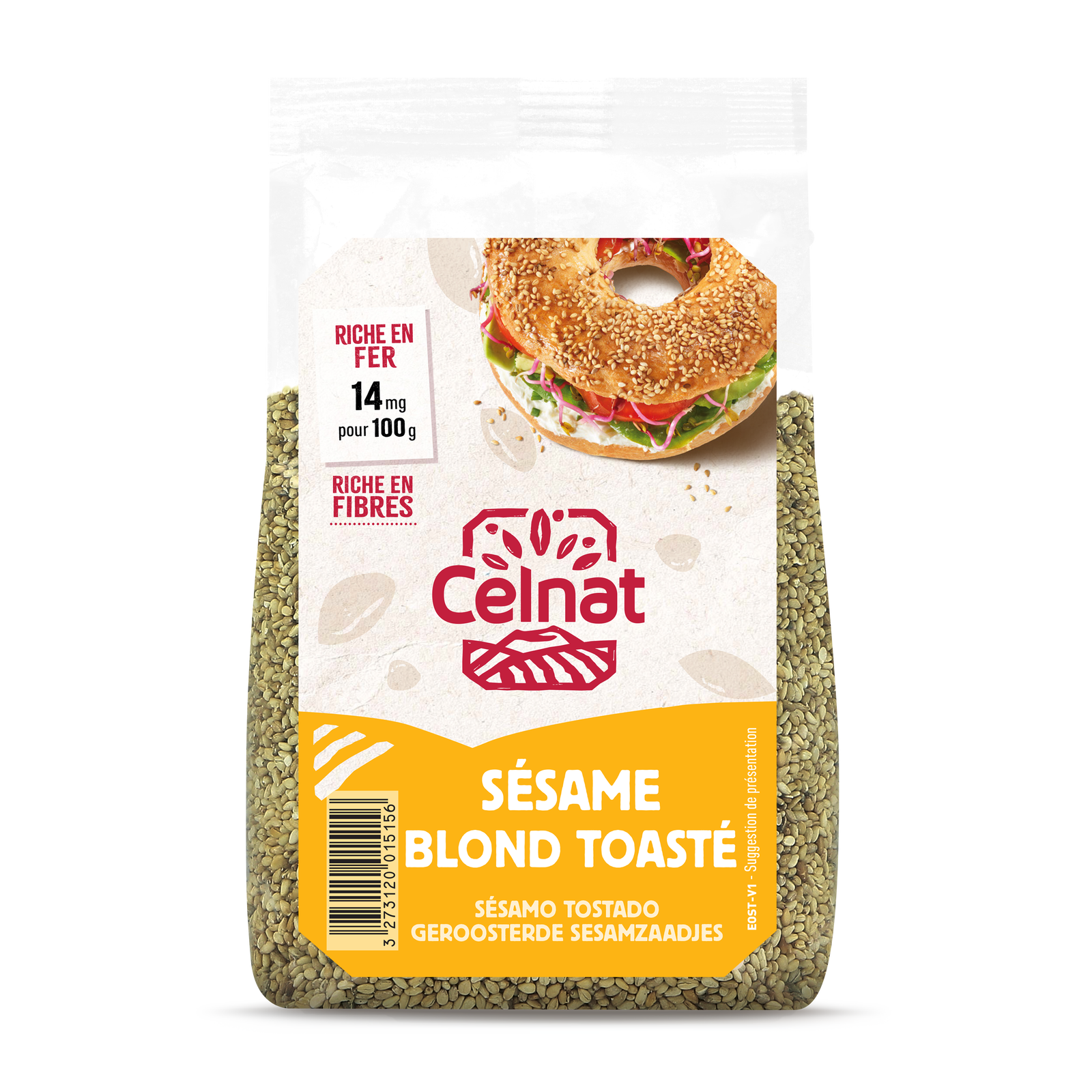 Sésame blond complet toasté bio
