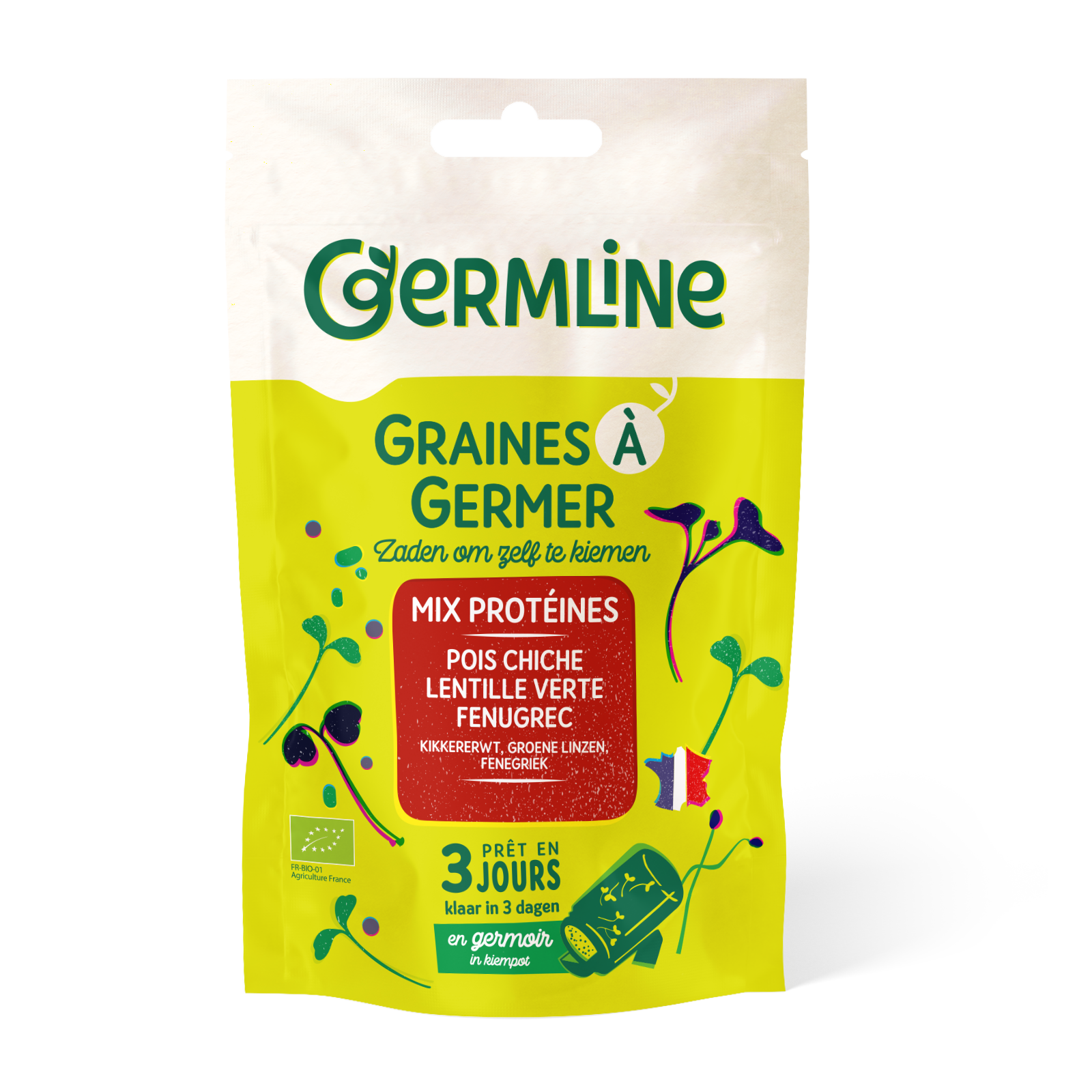 Mix graines à germer protéines bio