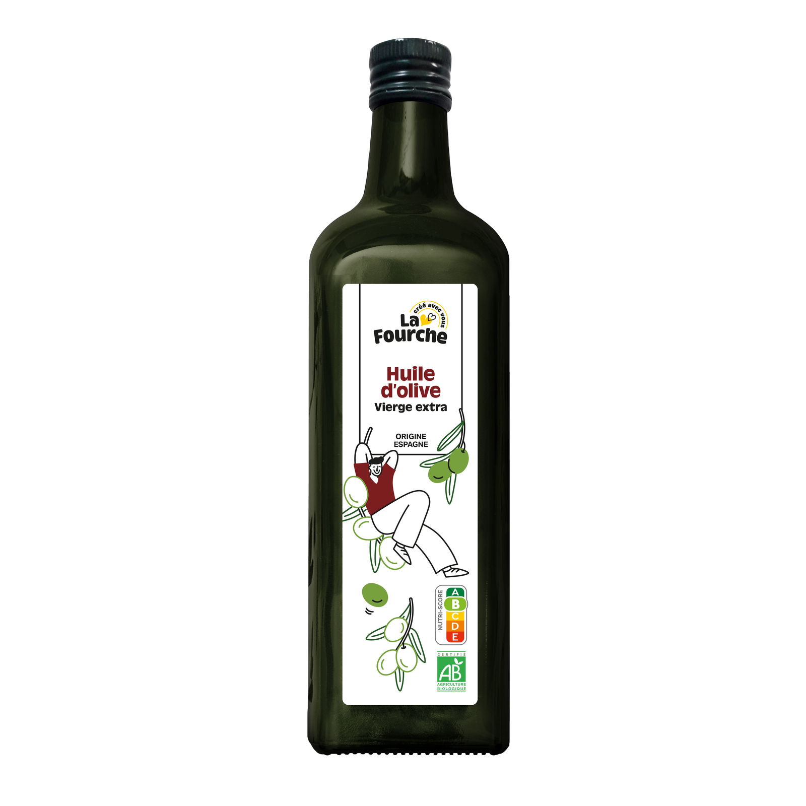 Huile d'olive vierge extra origine Espagne bio