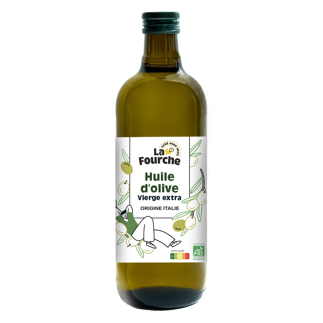 Huile d'olive vierge extra origine Italie bio