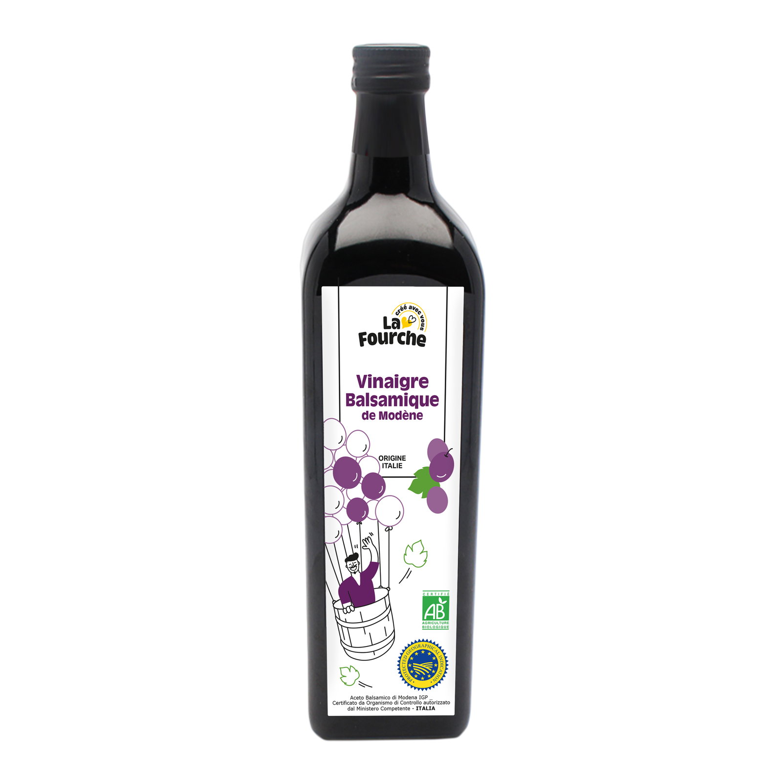 Vinaigre balsamique de Modène IGP bio