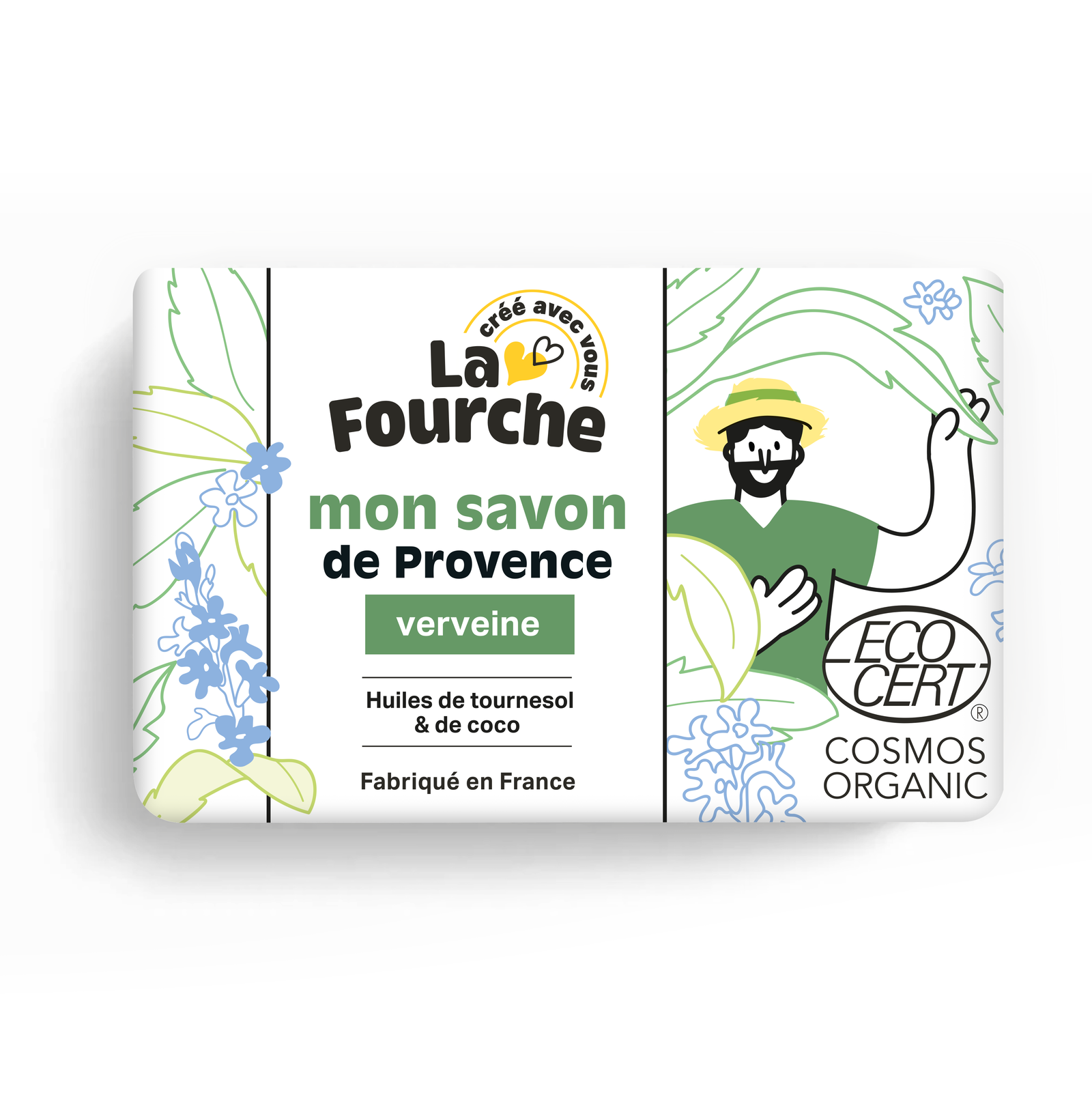 Savon de Provence verveine certifié Cosmos Organic