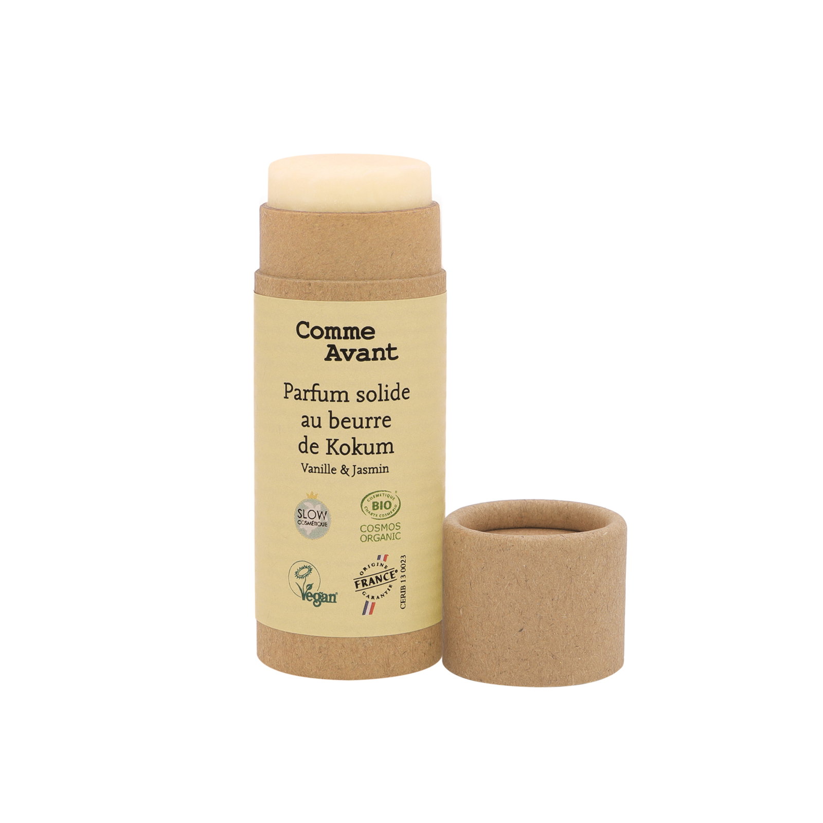 Parfum solide au beurre de kokum - vanille jasmin