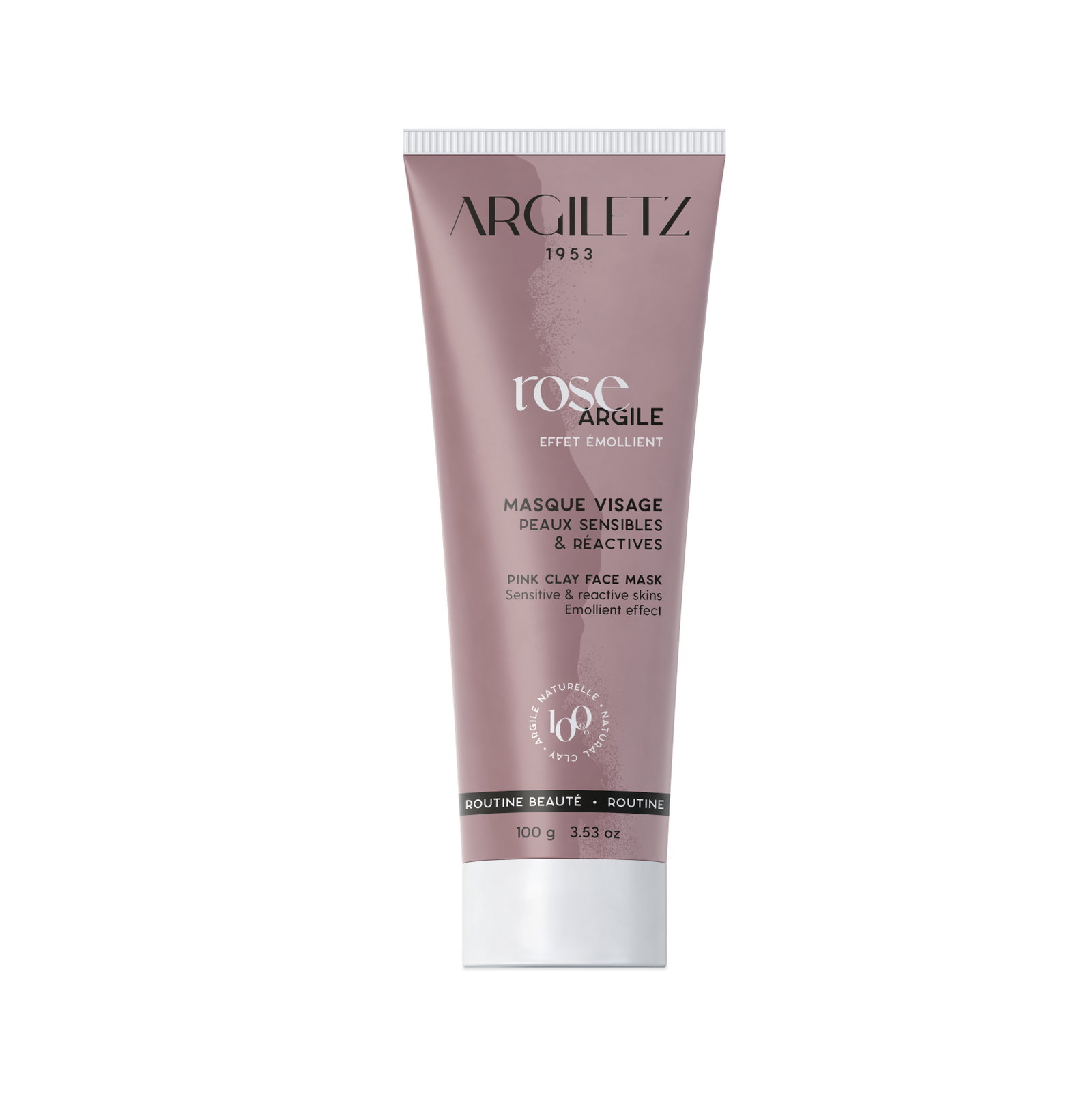 Masque argile rose prêt à l'emploi