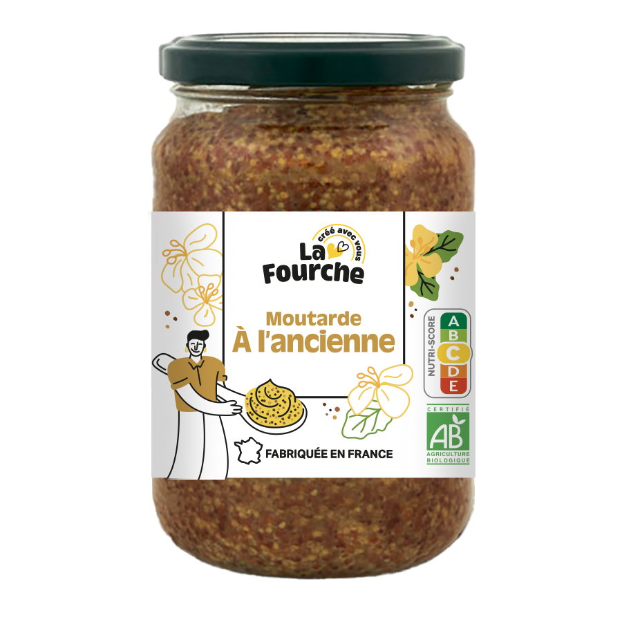 Moutarde à l'ancienne bio - 700g
