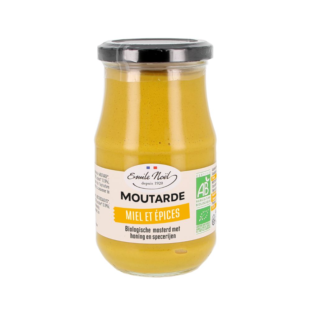 Moutarde au miel et aux epices bio