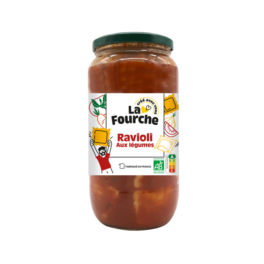 Ravioli aux légumes bio