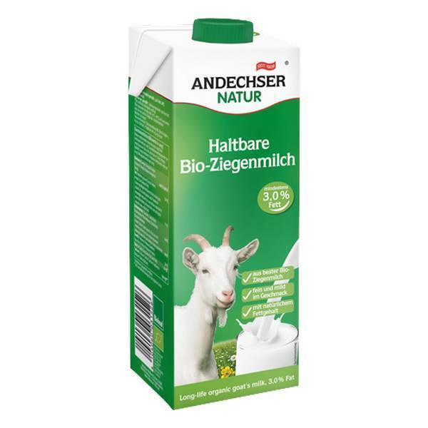 Lait de chèvre entier bio