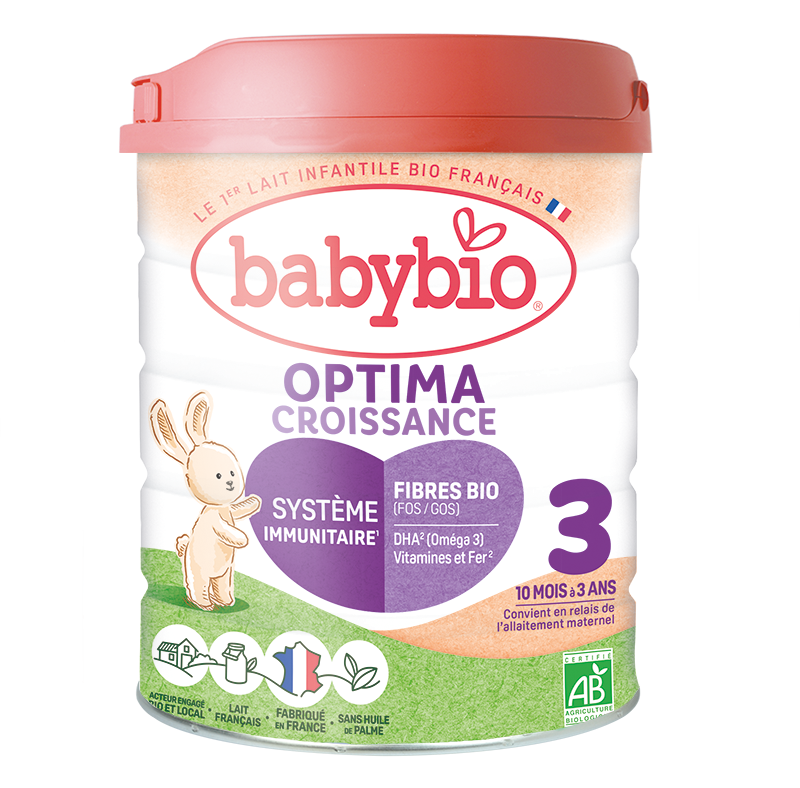 Lait de croissance Optima 3 (10-36 mois) bio