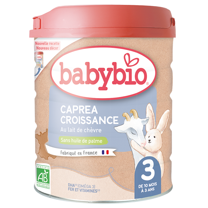 Caprea 3 lait de croissance de chèvre (10-36 mois) bio