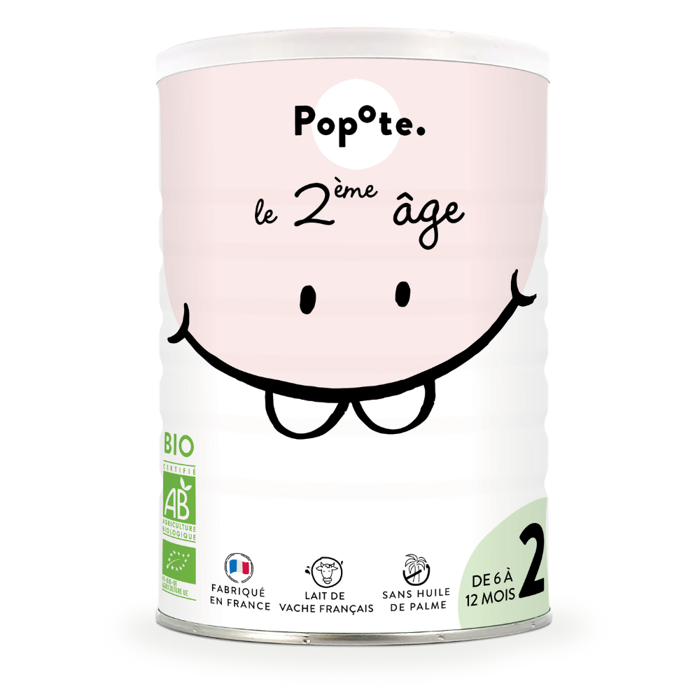 Lait infantile 2ème âge bio - 400g (6 à 12 mois)