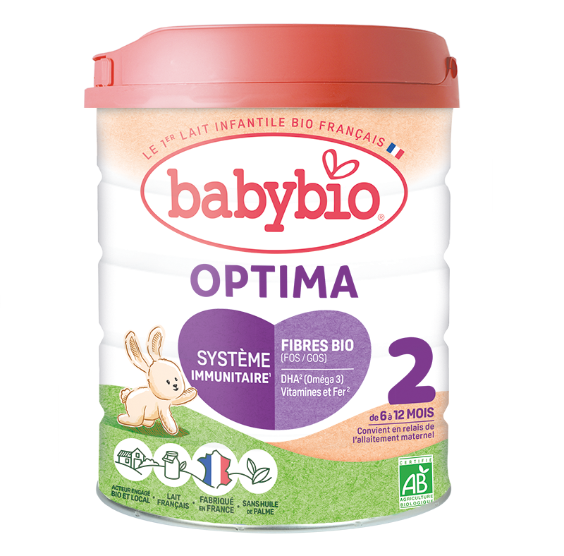 Lait de suite relais Optima 2 (6-12 mois) bio