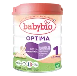 Lait nourrisson relais Optima 1 bio (dès la naissance jusqu'à 6 mois)